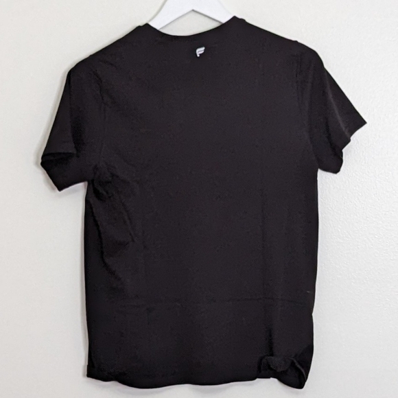 Fabletics NWT Feather Tec Black Short Sleeve T-shirt Large - Picture 6 of 7